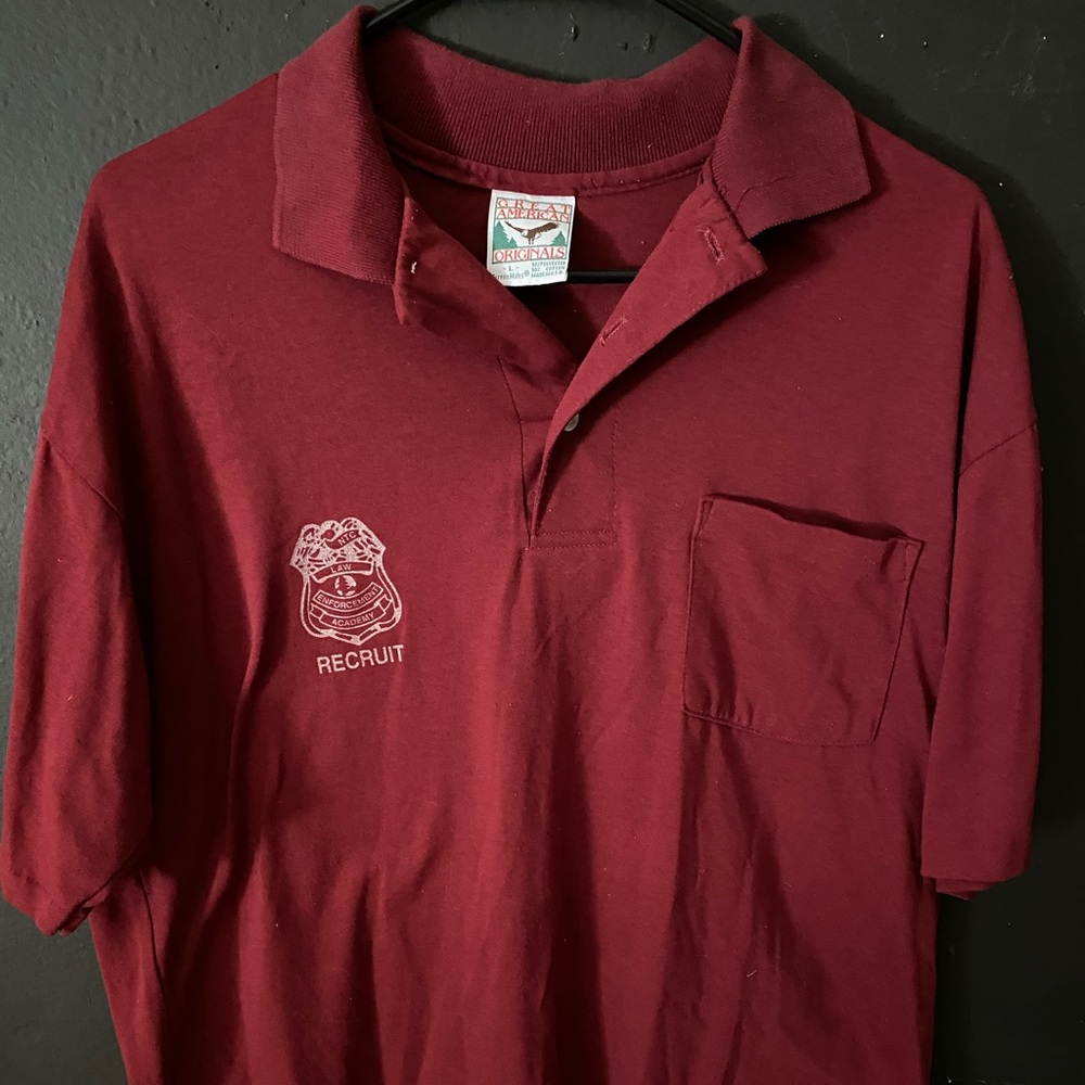 Vintage NTC Law Enforcement Recruit Polo Shirt